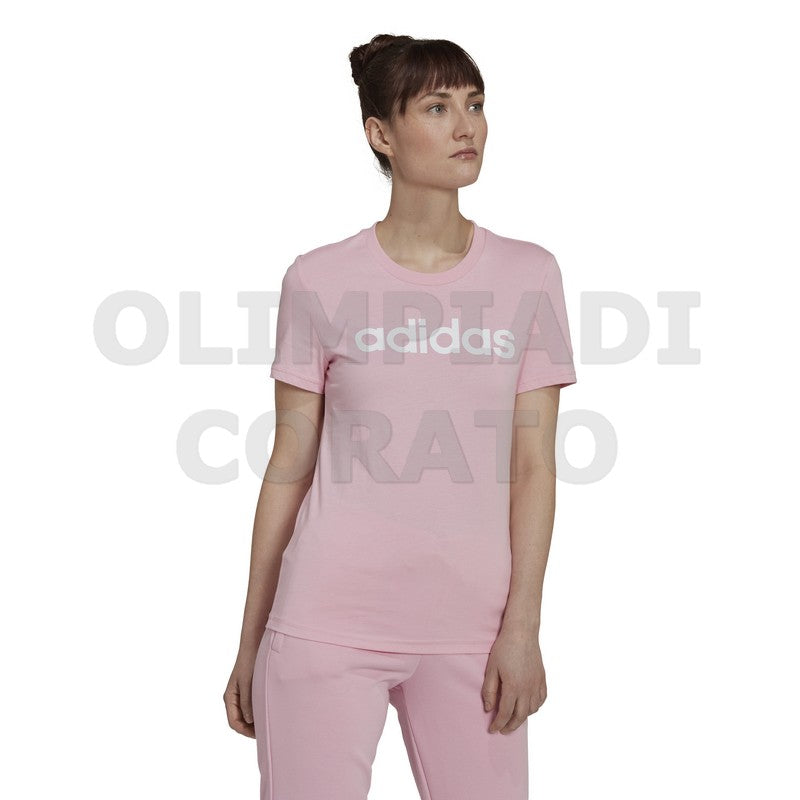 T SHIRT DONNA ADIDAS LIN ROSA
