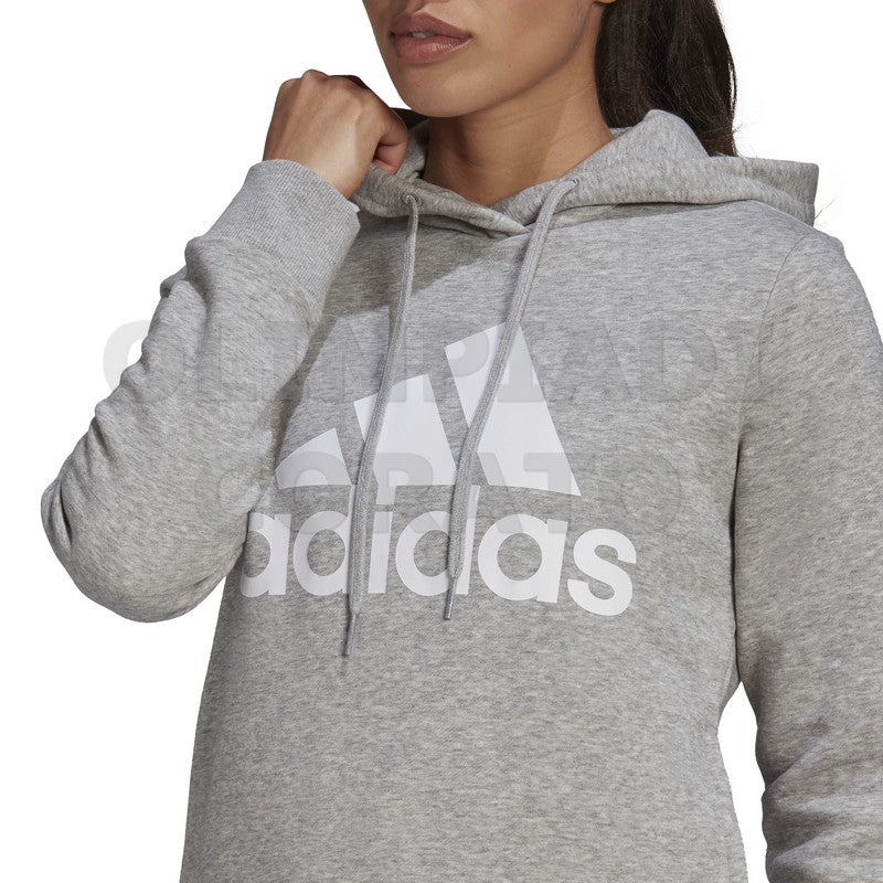 FELPA CAPPUCCIO DONNA ADIDAS GRIGIO
