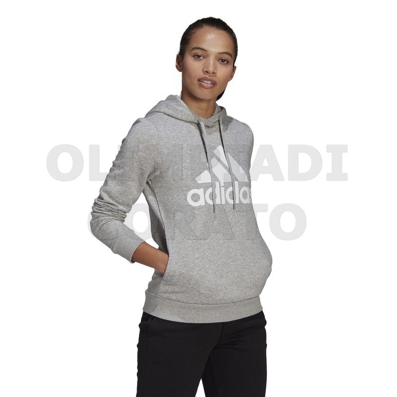 FELPA CAPPUCCIO DONNA ADIDAS GRIGIO