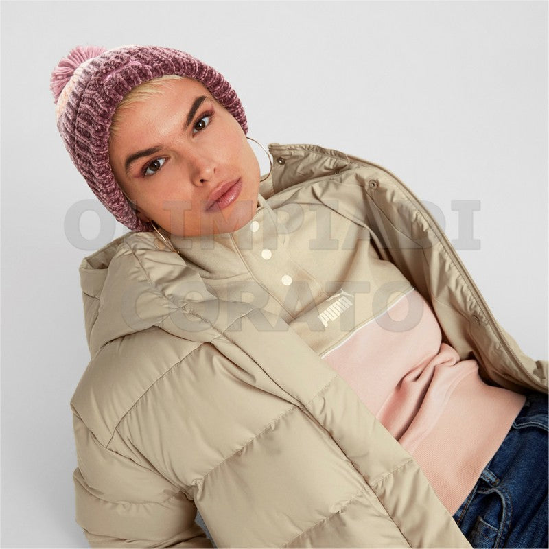 CAPPELLO LANA PUMA ROSA PON PON