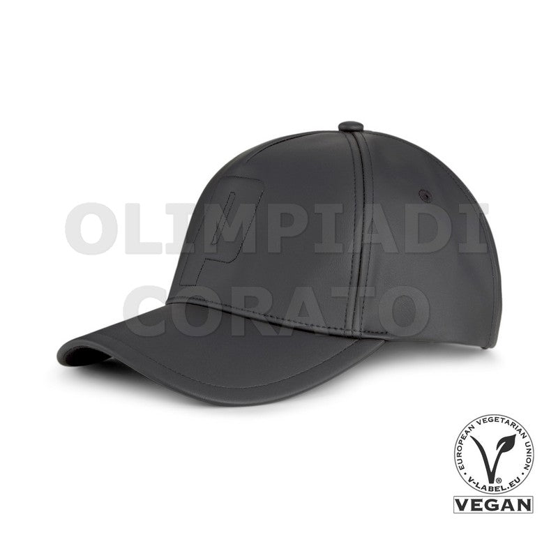 CAPPELLO VISIERA PUMA VEGAN SIMILPELLE NERO