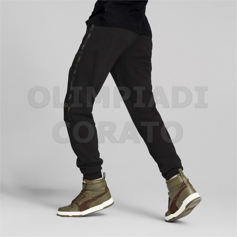 PANTALONE ESS TAPE GOLDEN PUMA NERO
