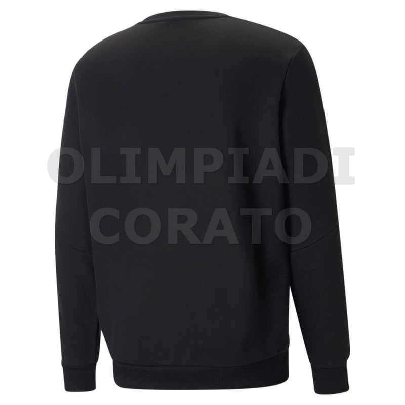 FELPA CREW ESS TAPE GOLDEN PUMA NERO