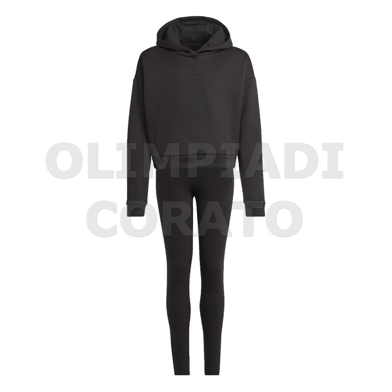 TUTA ADIDAS GIRL NERO JUNIOR