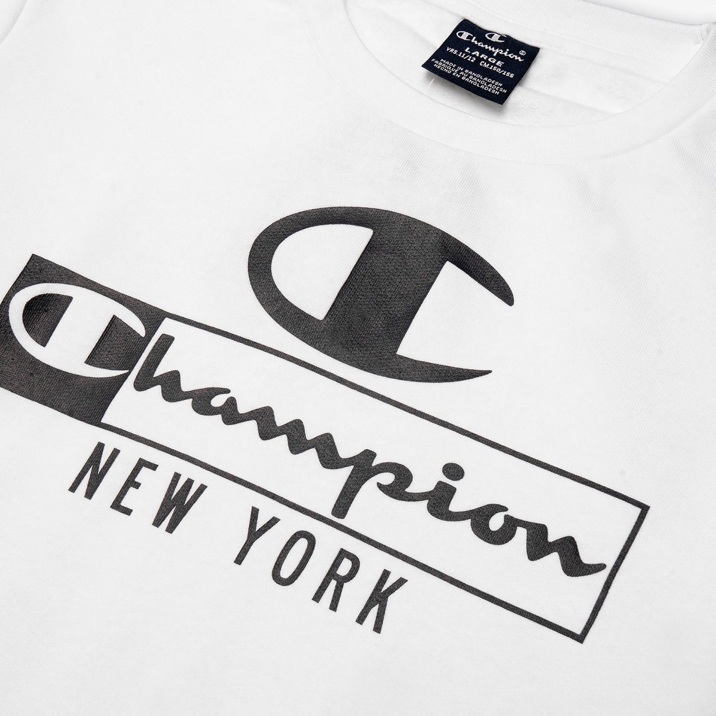 FELPA CREW ESS CHAMPION BIANCO