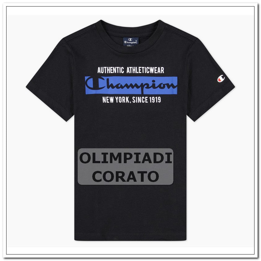 MAGLIA T SHIRT MANICA CORTA JUNIOR NERO