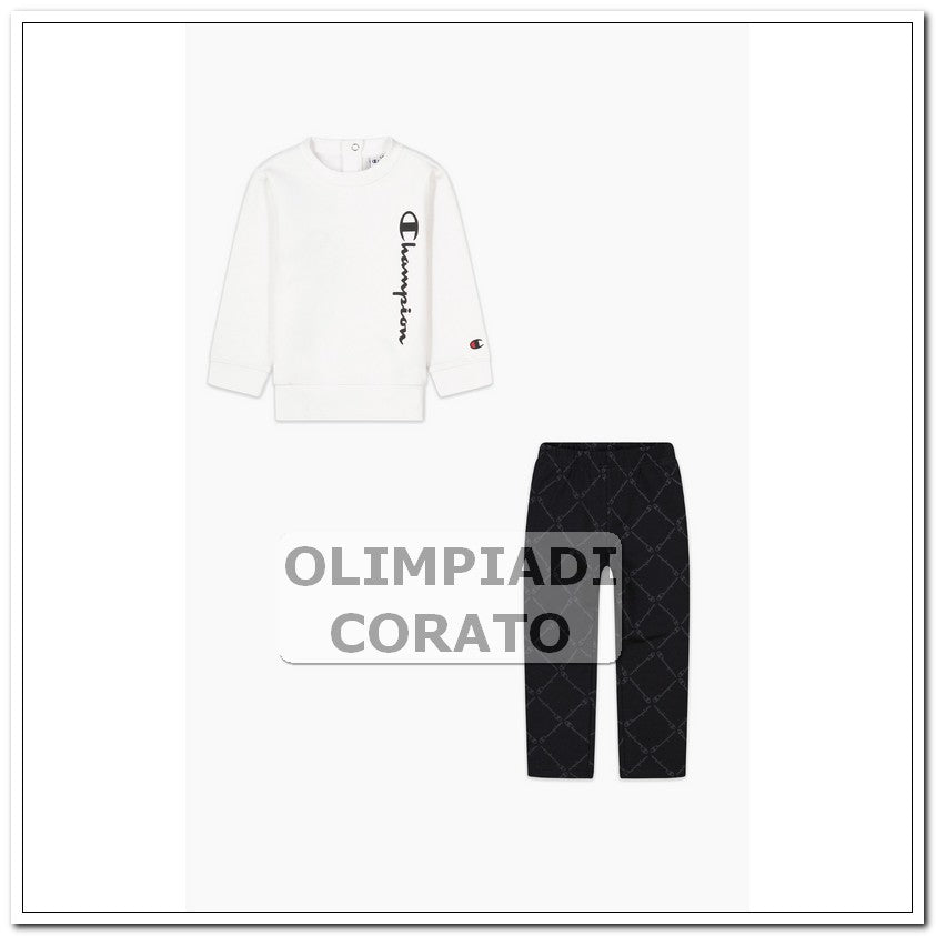 TUTINA INFANT CHAMPION GIRO BIANCO E NERO