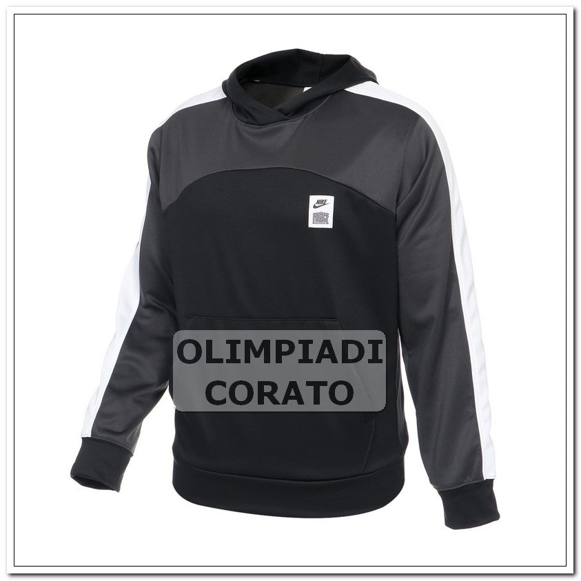 FELPA CON CAPPUCCIO NIKE THERMA-FIT NERO