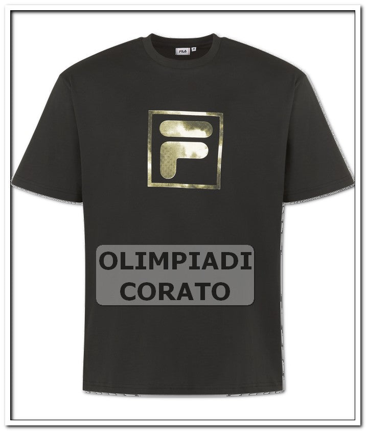T SHIRT MANICA CORTA FILA NERO CAMO