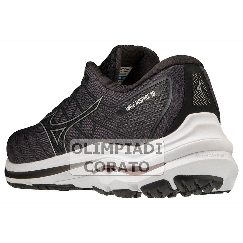 SHOE WAVE INSPIRE MIZUNO NERO J1GD2244