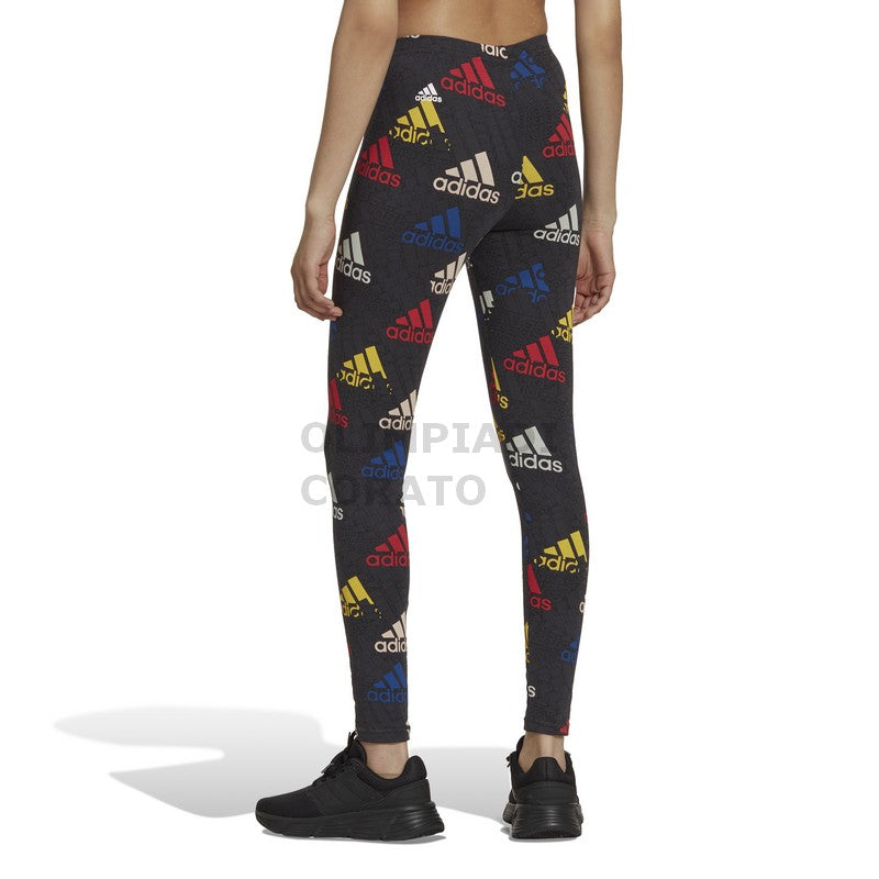 LEGGING CARBON//WHITE ADIDAS