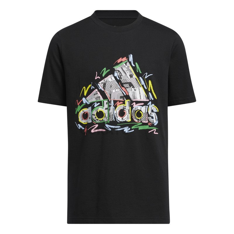 T-SHIRT JUNIOR TEE BLACK ADIDAS
