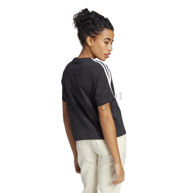 T-SHIRT TOP BLACK/WHITE ADIDAS HR4913