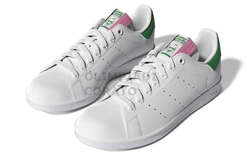STAN SMITH W FTWWHT/GREEN/BLIPNK ADIDAS GY1508