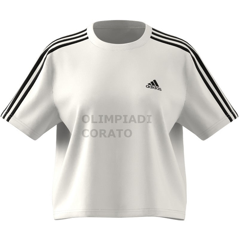 T-SHIRT TOP WHITE/BLACK ADIDAS HR4915