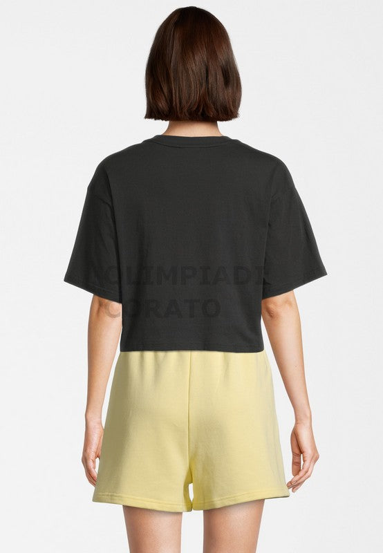 BEUNA cropped graphic T-SHIRT FILA FAW0448-80010