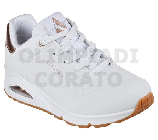 UNO - GOLDEN AIR SKECHERS BIANCO