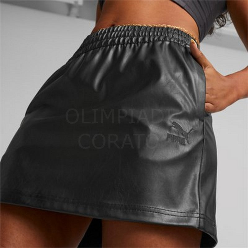GONNA LEATHER MINI SKIRT PUMA 535693-51