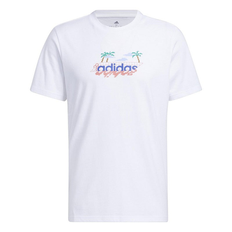 T SHIRT UOMO WHITE ADIDAS HS2528
