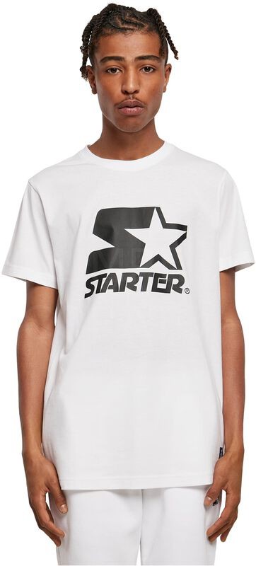 T SHIRT STARTER 72478-BIANCO/NERO