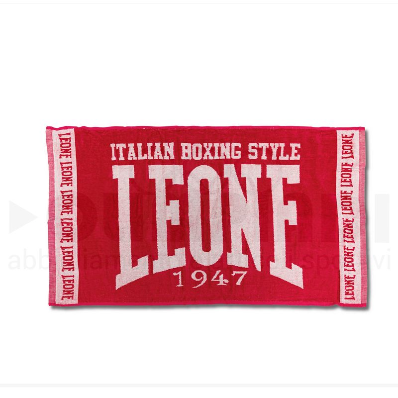 ASCIUGAMANO DA RING LEONE AC914-ROSSO