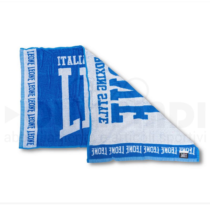 ASCIUGAMANO DA RING LEONE AC914-BLU