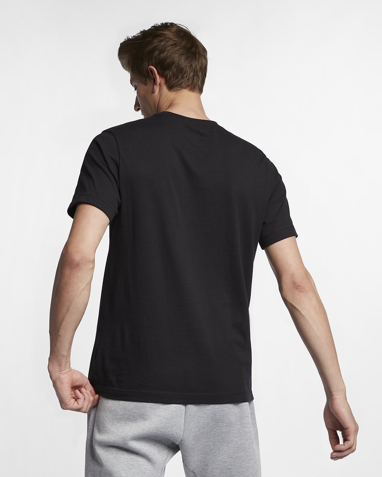 T SHIRT JUST DO IT NIKE NERO
