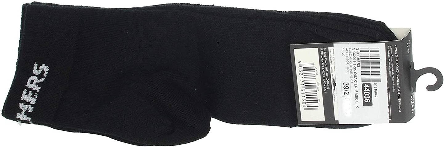 CALZINO BASIC QUARTER 3P SKECHERS