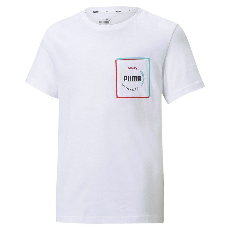 T SHIRT ALPHA POCKET PUMA JR