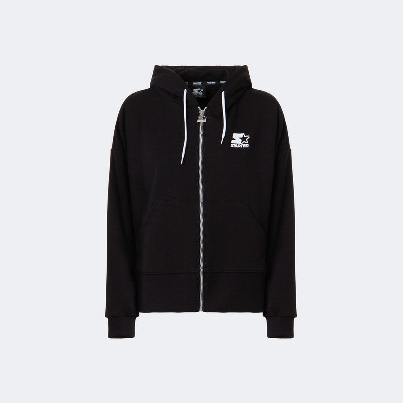 GIACCA ZIP CON CAPPUCCIO FT W
