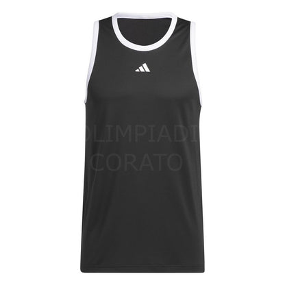 CANOTTA BLACK/WHITE ADIDAS IC2457