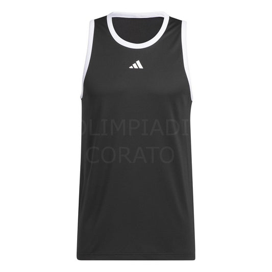 CANOTTA BLACK/WHITE ADIDAS IC2457