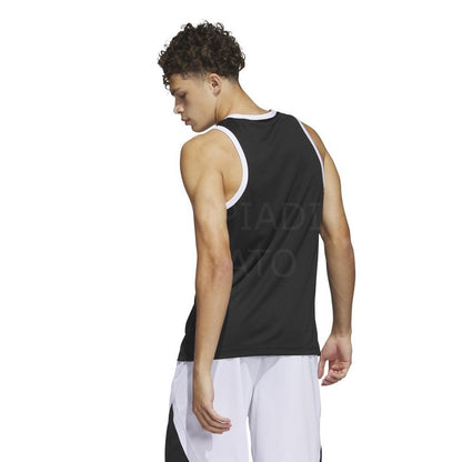 CANOTTA BLACK/WHITE ADIDAS IC2457