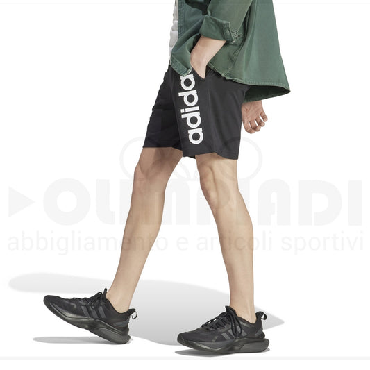 PANTALONCINO ADIDAS LIN SJ UOMO NERO