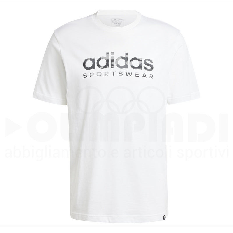 T SHIRT  M CAMO SPW L T WHITE ADIDAS