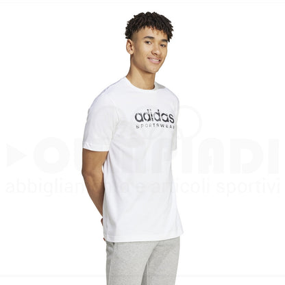 T SHIRT  M CAMO SPW L T WHITE ADIDAS