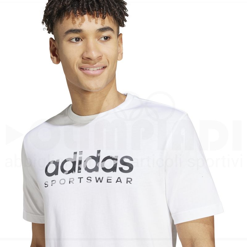 T SHIRT  M CAMO SPW L T WHITE ADIDAS