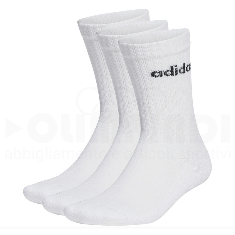 CALZINI C LIN CREW 3P WHITE/BLACK ADIDAS HT3455