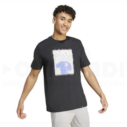 T SHIRT M DOODLE T BLACK ADIDAS IY8072