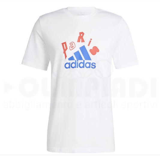 T SHIRT PAR GT1 M WHITE ADIDAS IW0093