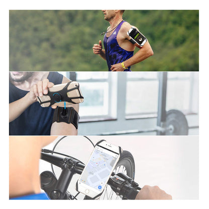 Porta smartphone 360 Running Bici 3 in 1 0257-NERO