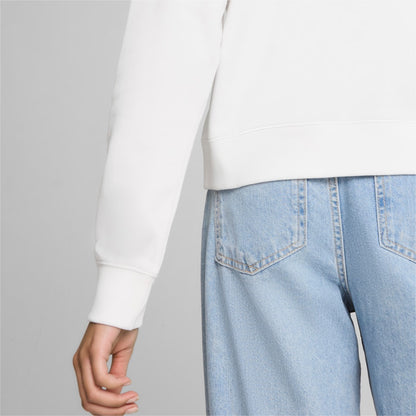 PUMA  FELPA DONNA BIANCO  681539-02