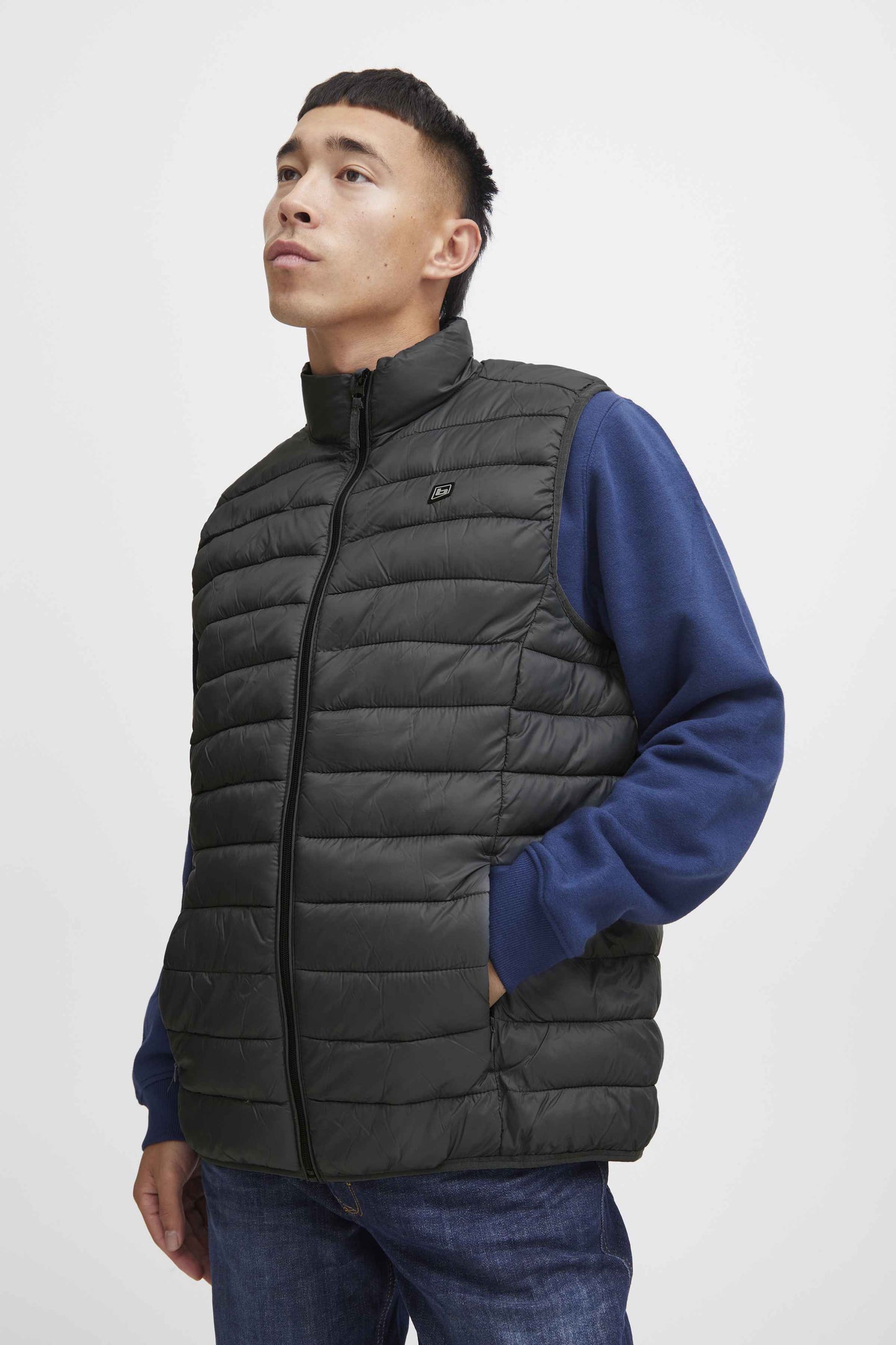 SMANICATO VEST GRIGIO BLEND