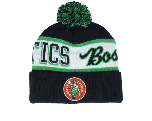 NBA BLOCK SWEEP POM KNIT HWC - BOSTON CELTICS