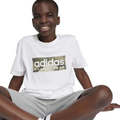 T SHIRT B CAMO LIN T WHITE ADIDAS IW1372