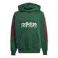 FELPA CAPPUCCIO J NP HOODIE DRKGRN ADIDAS IY6384