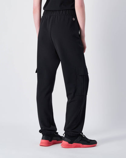 Pantaloni Cargo Donna Champion - 117791 Neri | Polsini Elasticizzati