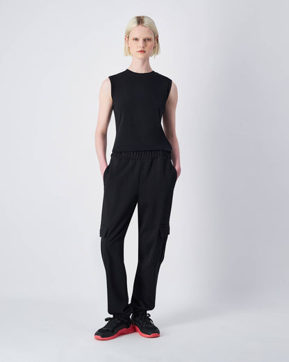 Pantaloni Cargo Donna Champion - 117791 Neri | Polsini Elasticizzati