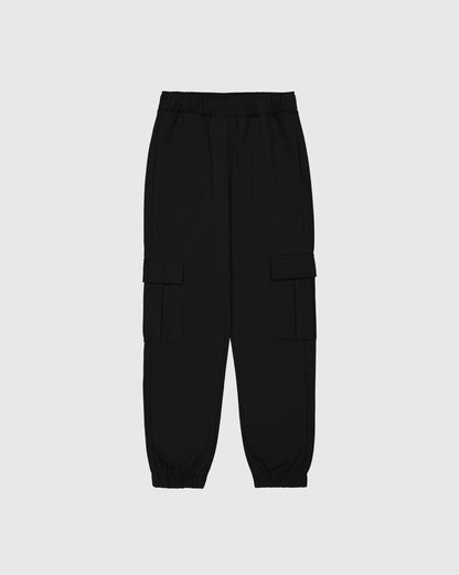 Pantaloni Cargo Donna Champion - 117791 Neri | Polsini Elasticizzati