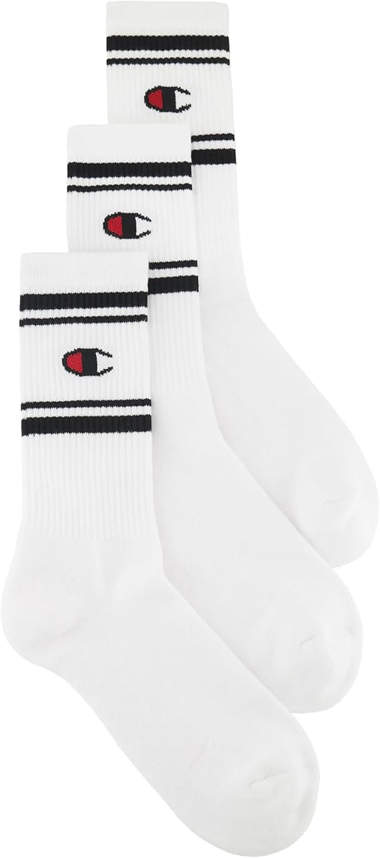 3pk Crew Socks CHAMPION U20081-WW001